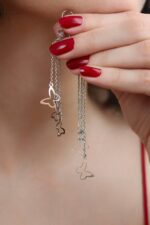 گوشواره آویز نقره E05