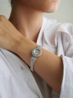 ساعت نقره جواهری W06