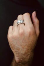 انگشتر نقره مردانه R18