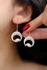 گوشواره درشت نقره E0